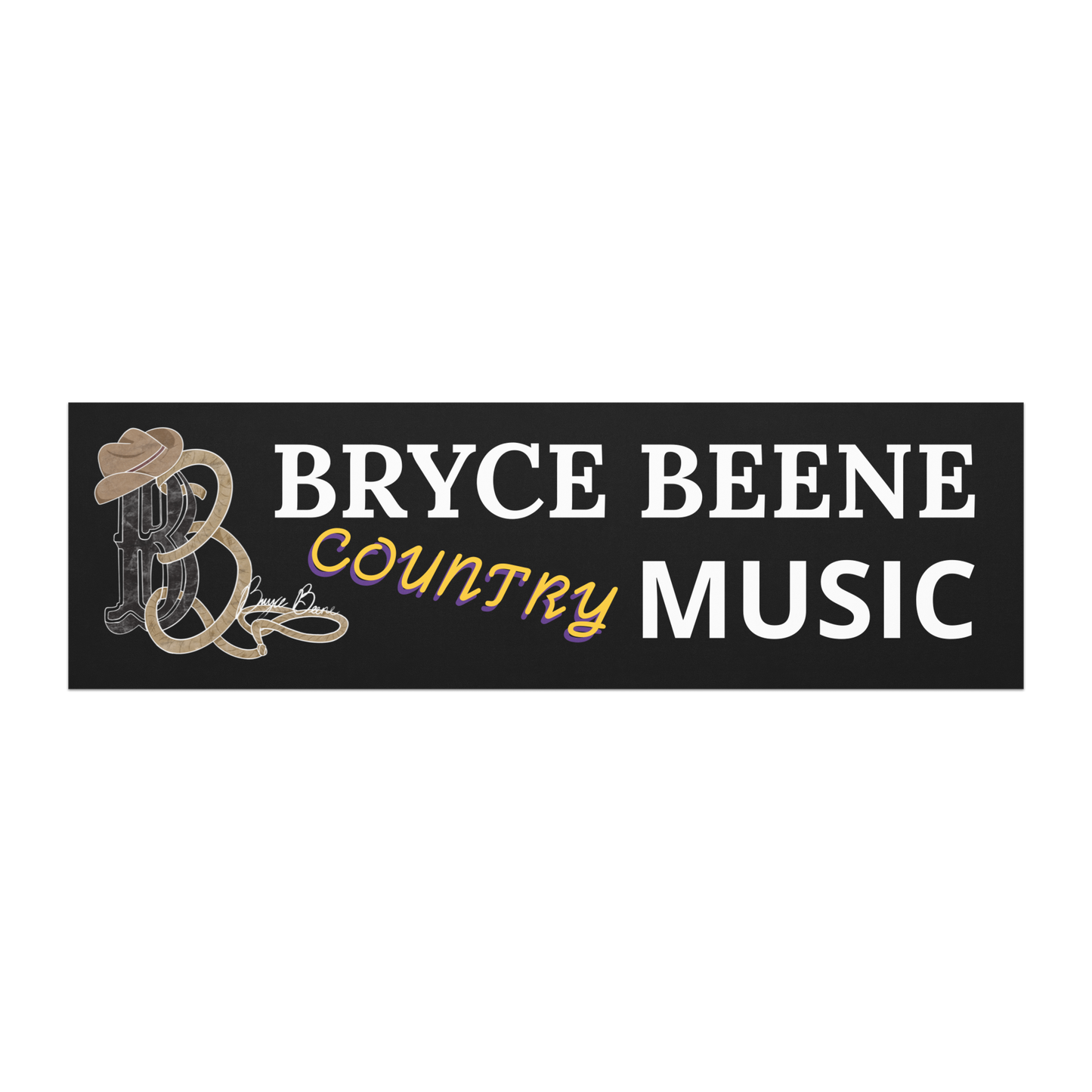 Official Bryce Beene Country Music Car Magnet